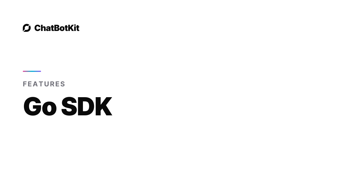 Go SDK